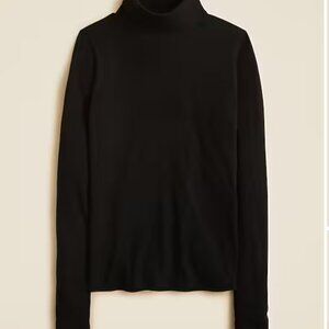 J.Crew Feather jersey turtleneck